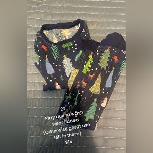 Little Sleepies Christmas pajamas